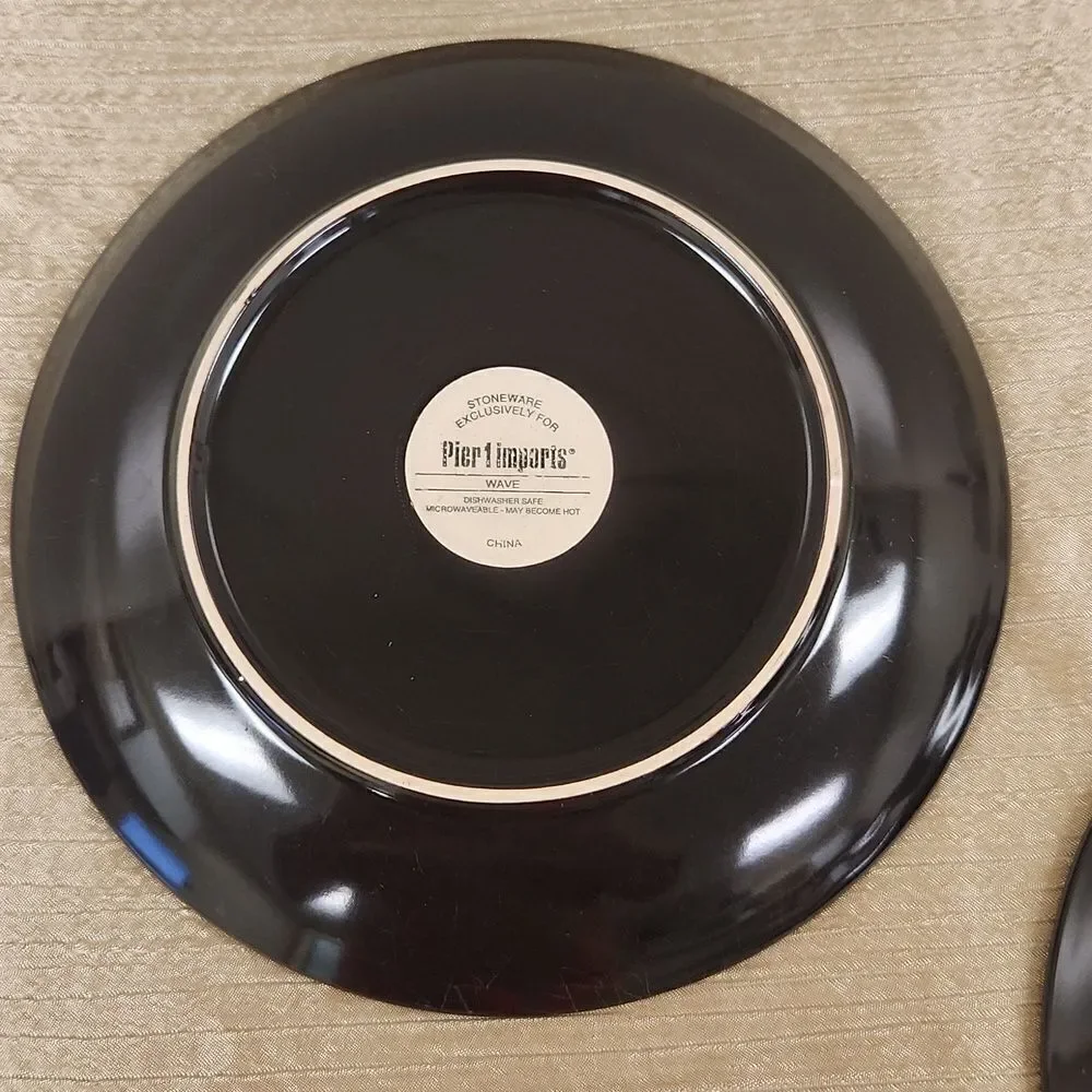 Pier 1 Imports Wave Salad Plate 8 3/8